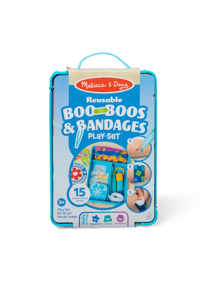 Melissa & Doug Boo Boos & Bandages Reusable Playset - Image 1
